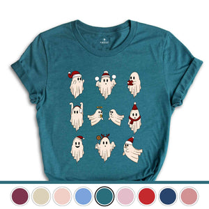 Christmas Ghost Sweatshirt, Spooky Christmas Sweat, Funny Christmas Gifts, Ghosts Sweatshirt, Christmas Party Costume