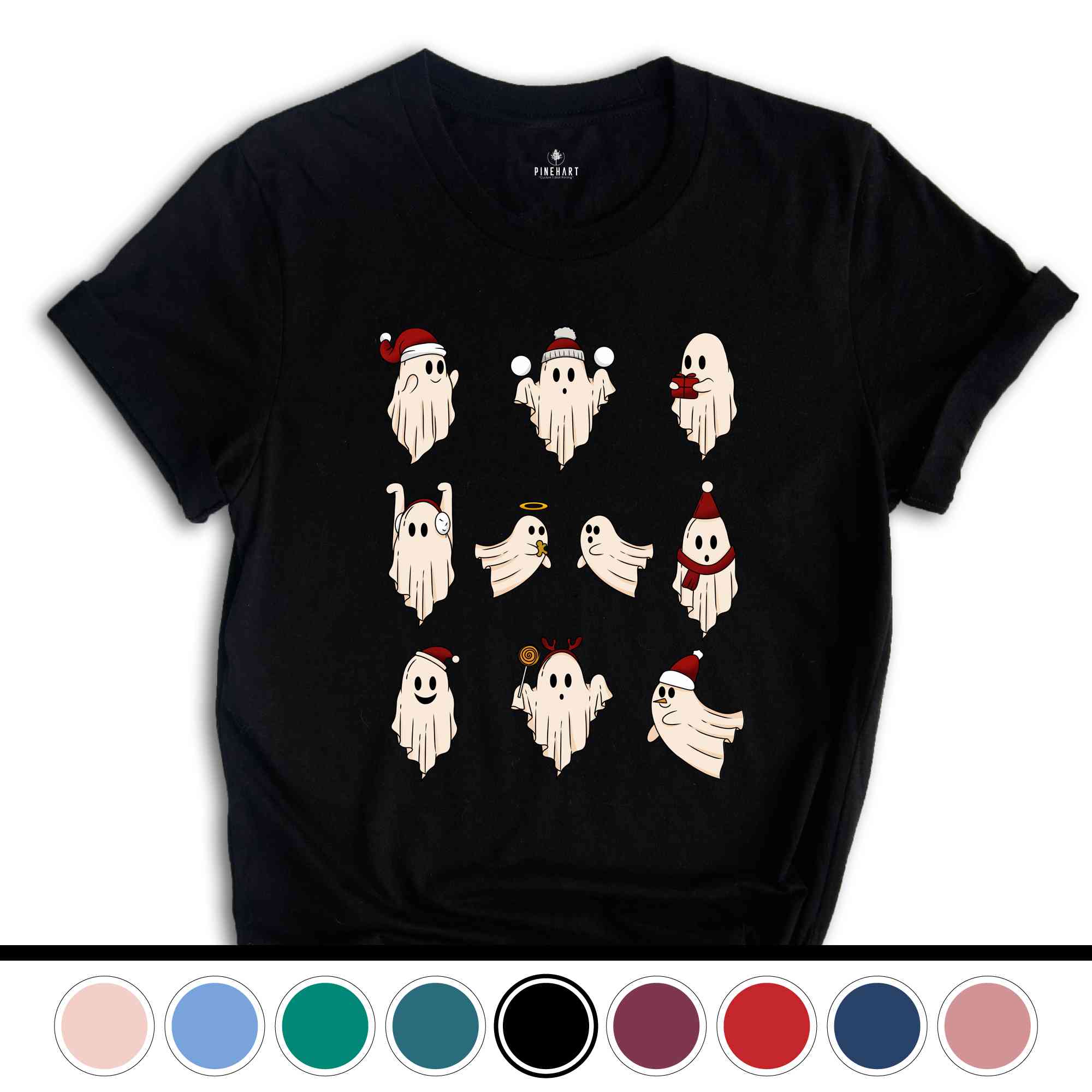 Christmas Ghost Sweatshirt, Spooky Christmas Sweat, Funny Christmas Gifts, Ghosts Sweatshirt, Christmas Party Costume