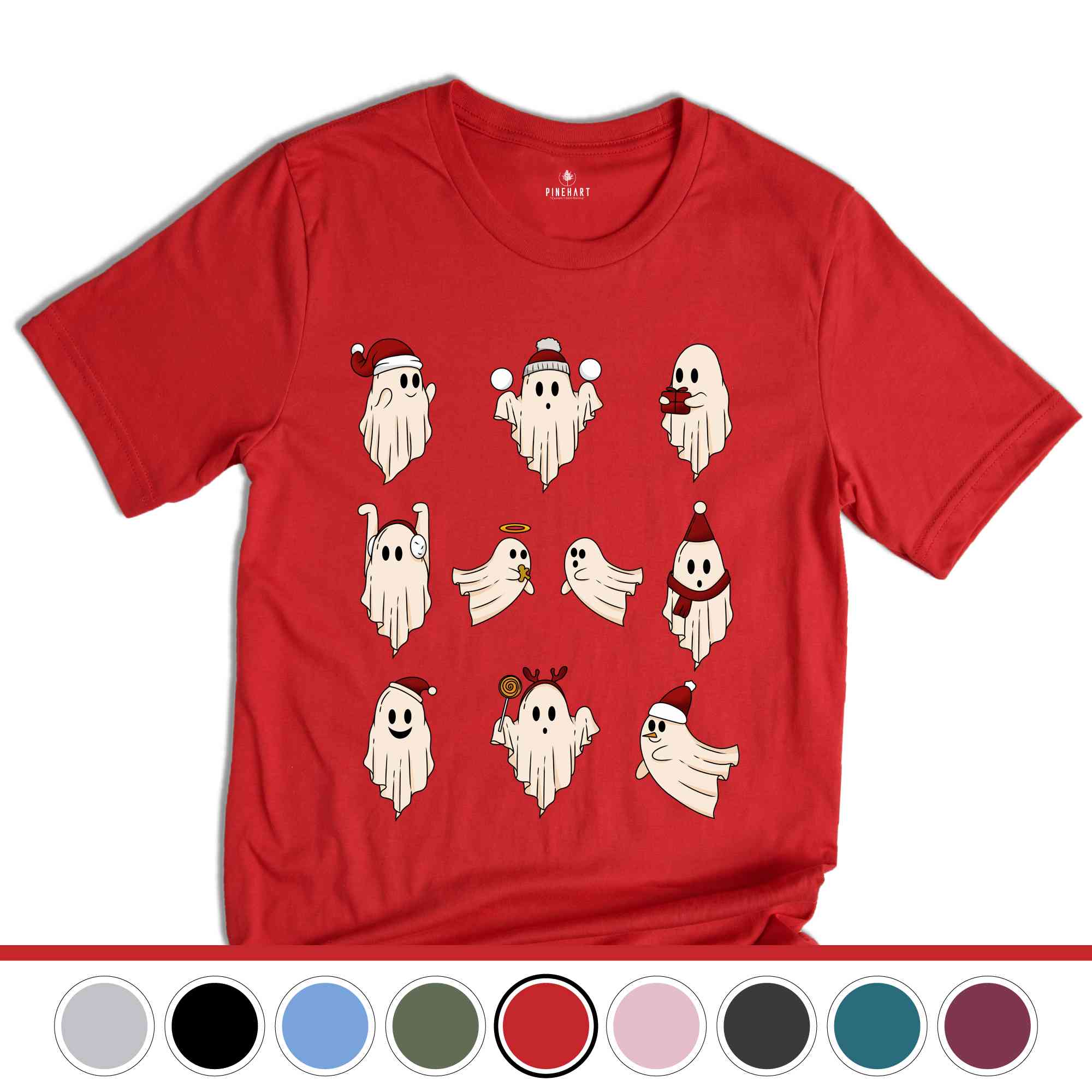 Christmas Ghost Sweatshirt, Spooky Christmas Sweat, Funny Christmas Gifts, Ghosts Sweatshirt, Christmas Party Costume