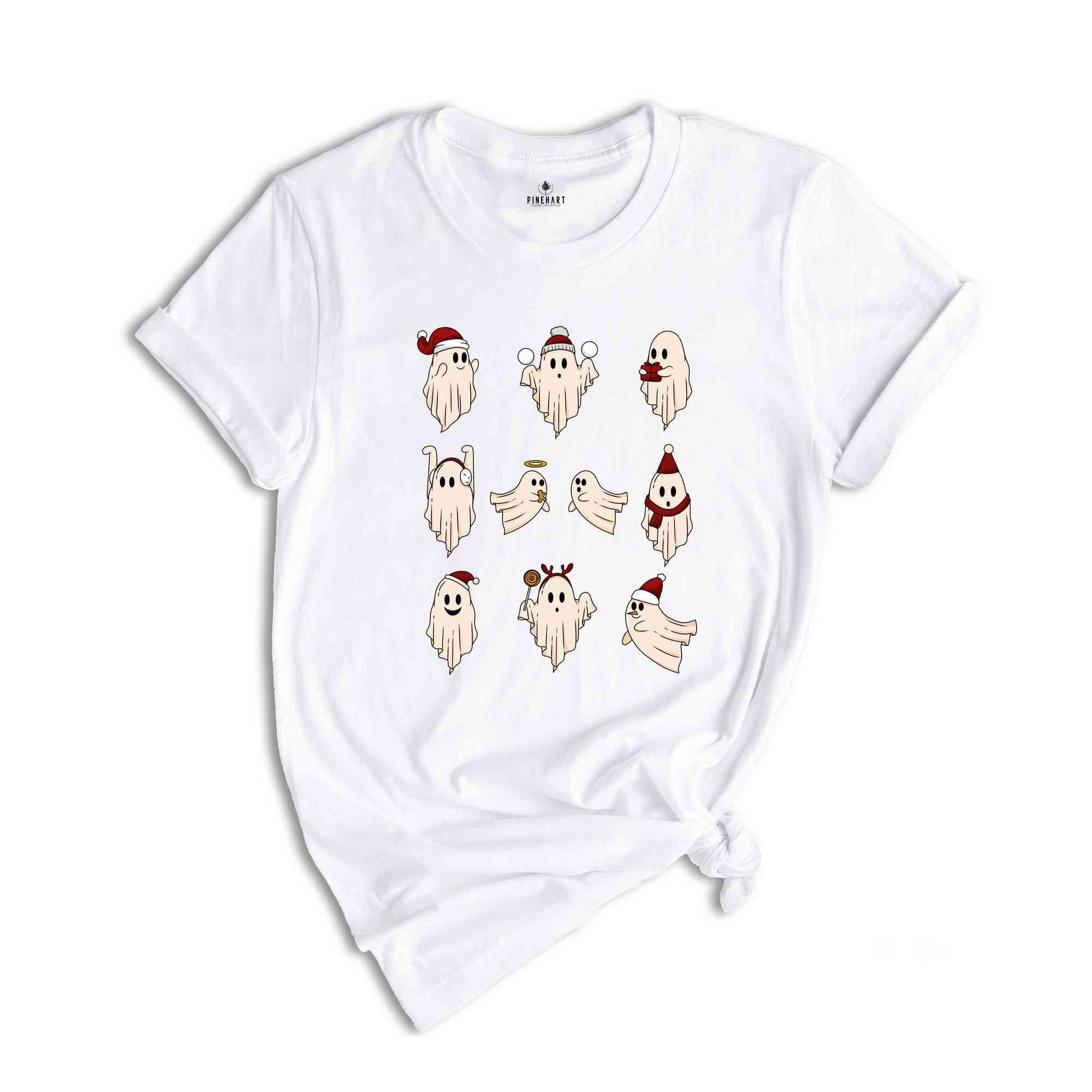 Christmas Ghost Sweatshirt, Spooky Christmas Sweat, Funny Christmas Gifts, Ghosts Sweatshirt, Christmas Party Costume