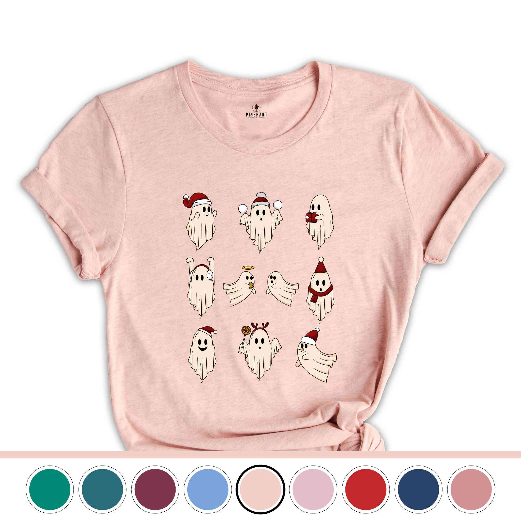 Christmas Ghost Sweatshirt, Spooky Christmas Sweat, Funny Christmas Gifts, Ghosts Sweatshirt, Christmas Party Costume