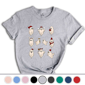 Christmas Ghost Sweatshirt, Spooky Christmas Sweat, Funny Christmas Gifts, Ghosts Sweatshirt, Christmas Party Costume