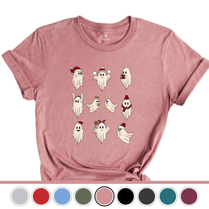 Christmas Ghost Sweatshirt, Spooky Christmas Sweat, Funny Christmas Gifts, Ghosts Sweatshirt, Christmas Party Costume