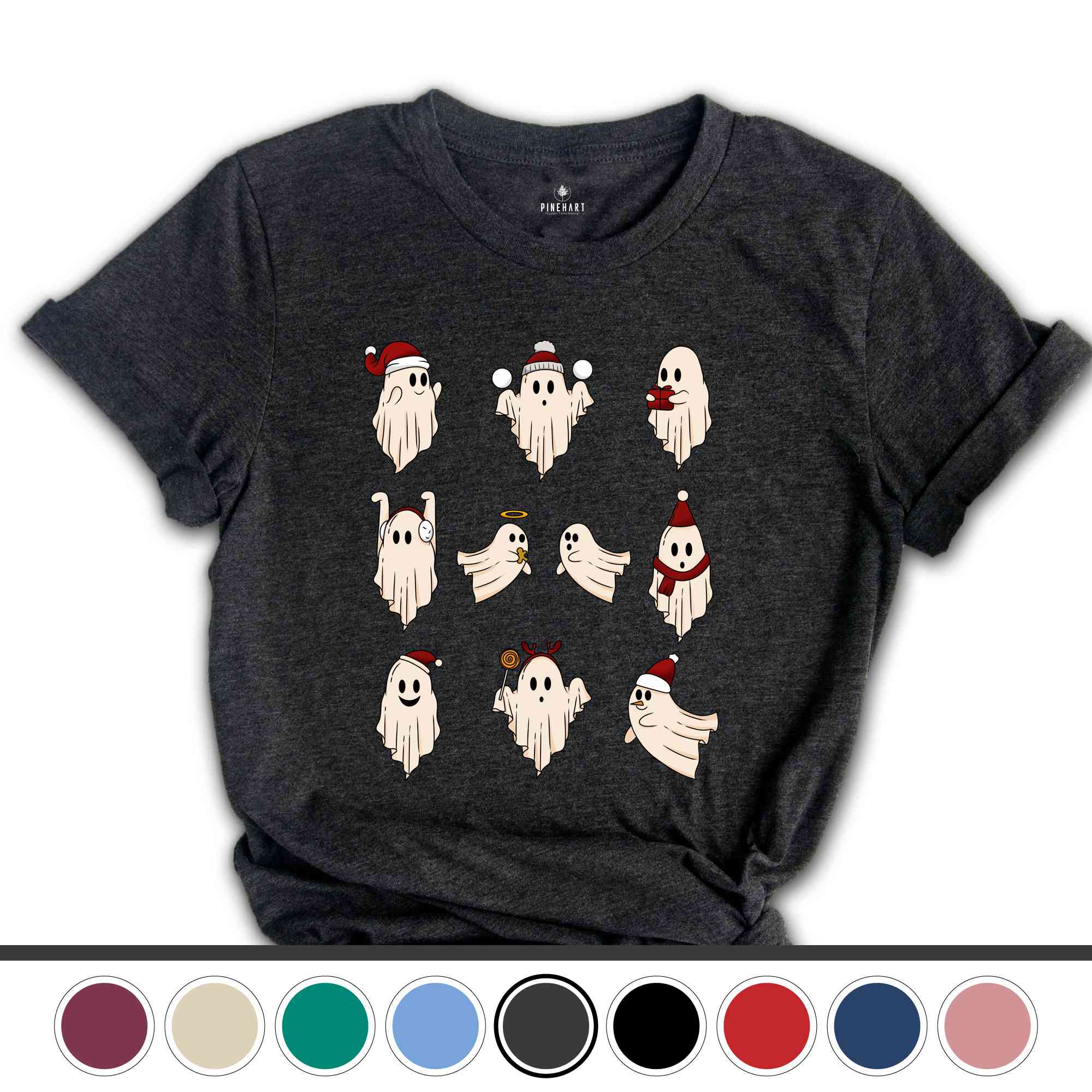 Christmas Ghost Sweatshirt, Spooky Christmas Sweat, Funny Christmas Gifts, Ghosts Sweatshirt, Christmas Party Costume