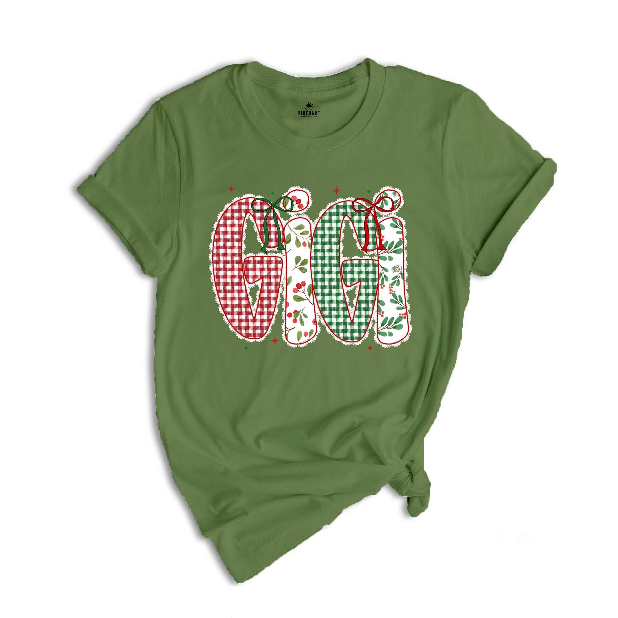 Christmas Gigi Shirt, Gigi Claus Shirts, Christmas Gigi Reveal Gift, Gigi Grammy Shirt, Gigi Tee Shirt, Gigi Announcement