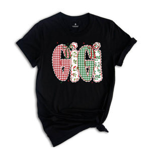 Christmas Gigi Shirt, Gigi Claus Shirts, Christmas Gigi Reveal Gift, Gigi Grammy Shirt, Gigi Tee Shirt, Gigi Announcement