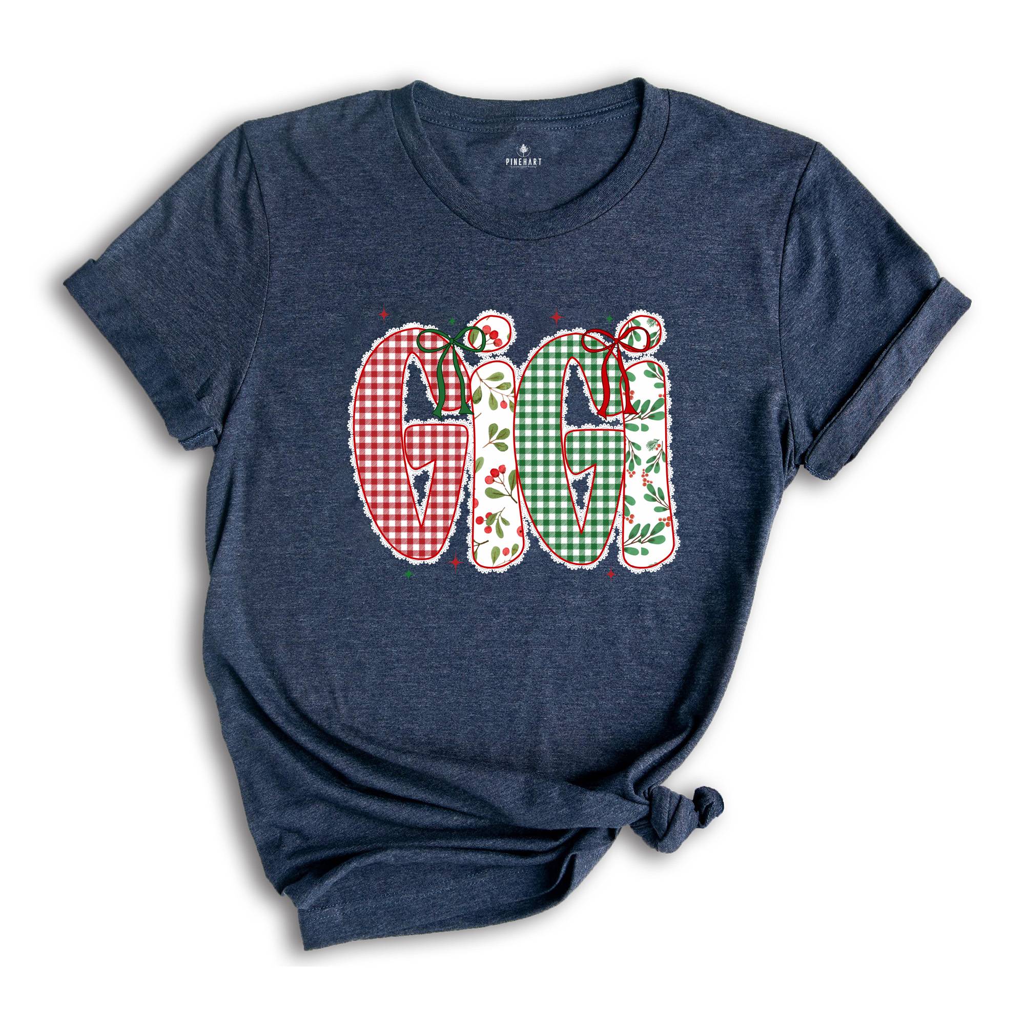 Christmas Gigi Shirt, Gigi Claus Shirts, Christmas Gigi Reveal Gift, Gigi Grammy Shirt, Gigi Tee Shirt, Gigi Announcement