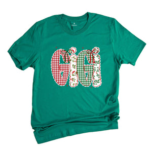 Christmas Gigi Shirt, Gigi Claus Shirts, Christmas Gigi Reveal Gift, Gigi Grammy Shirt, Gigi Tee Shirt, Gigi Announcement