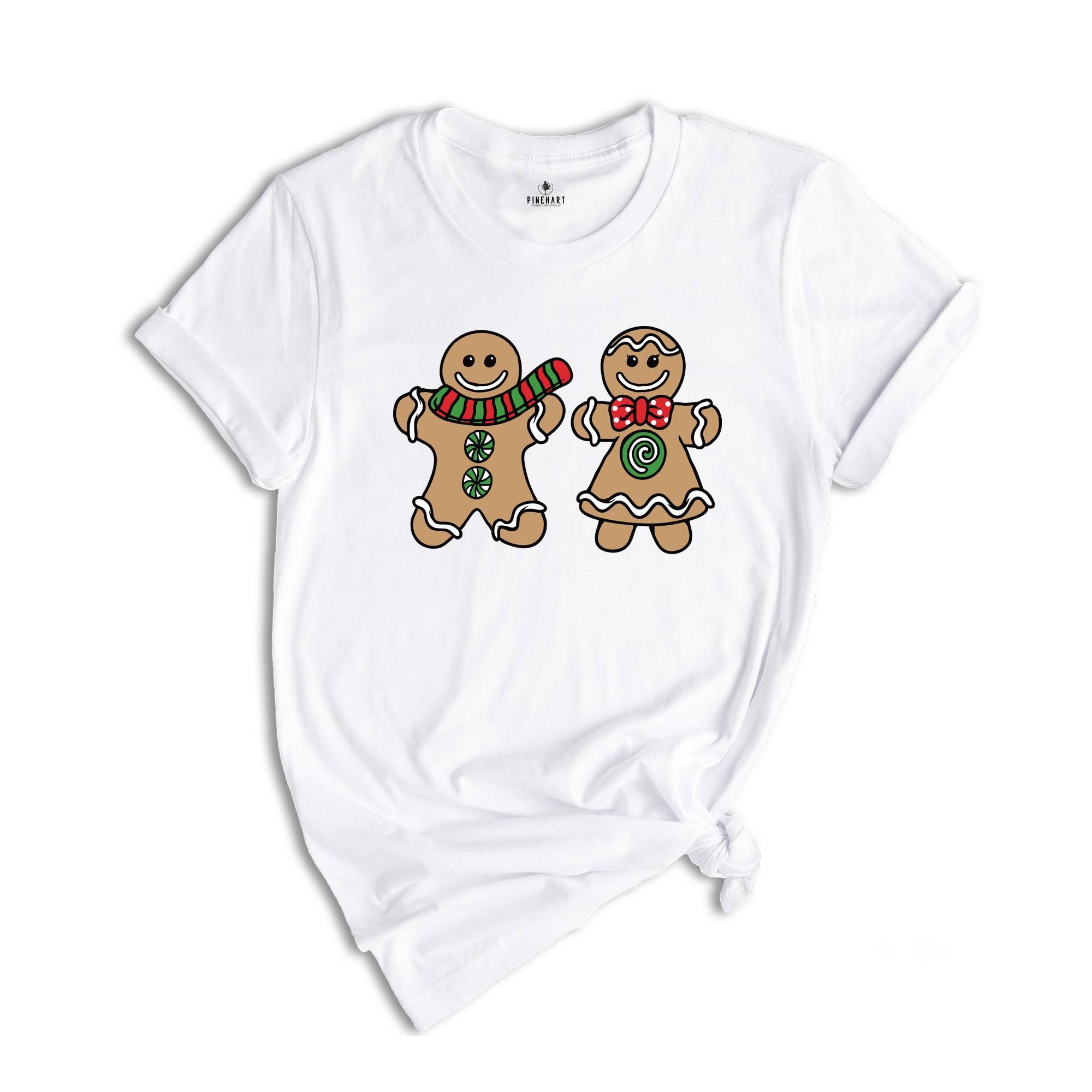 Christmas Gingerbread Cookie Shirt, Cute Christmas T-Shirt, Holiday Apparel, Christmas Baking Shirt, Christmas Party Shirt