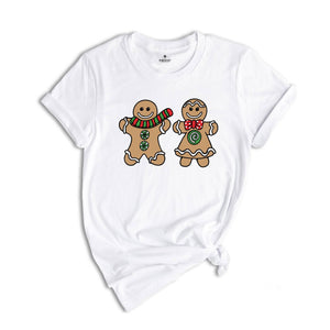 Christmas Gingerbread Cookie Shirt, Cute Christmas T-Shirt, Holiday Apparel, Christmas Baking Shirt, Christmas Party Shirt