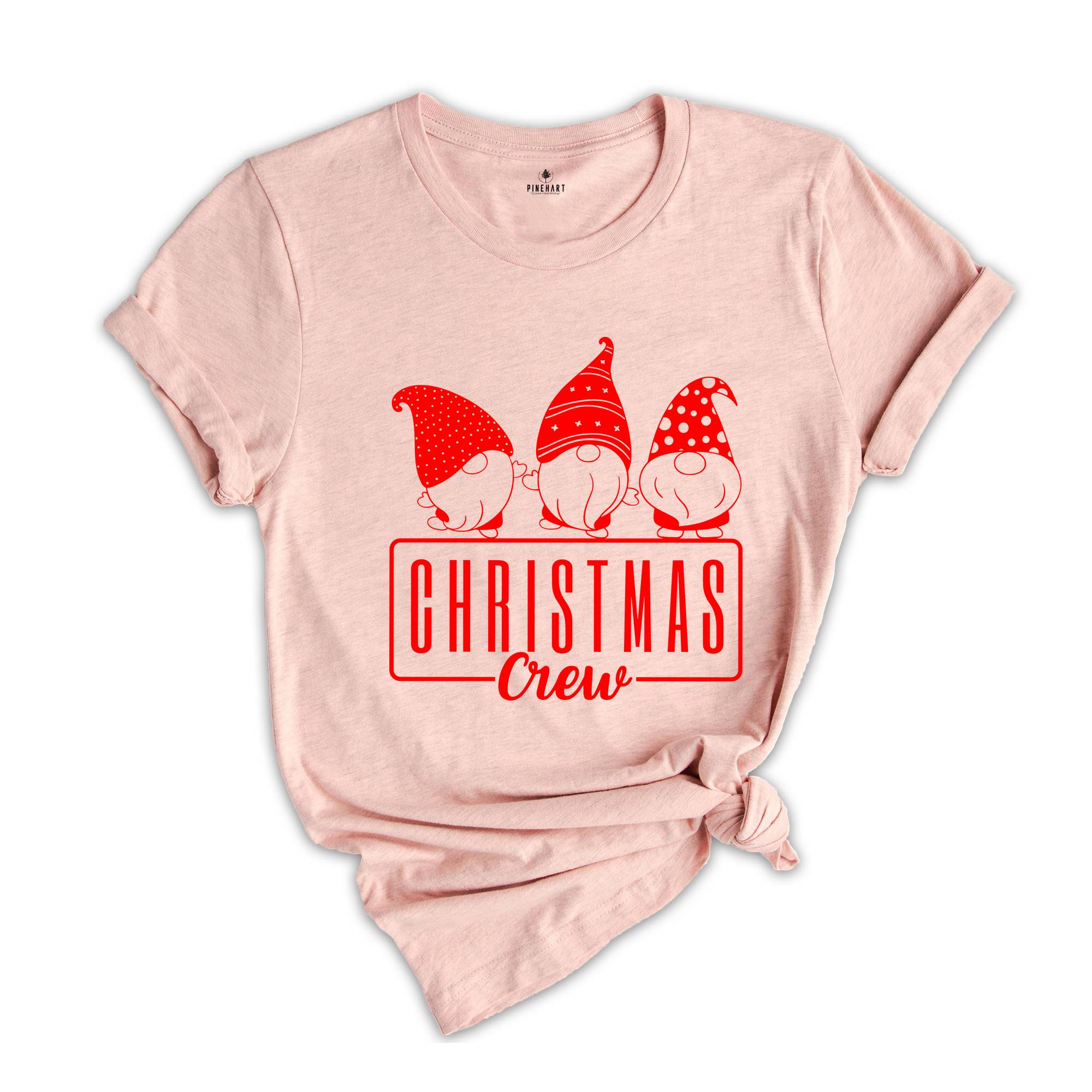 Christmas Gnomes Crew Shirt, Christmas Gnome Shirt, Family Matching Tee, Christmas Family Tee, Christmas Reunion