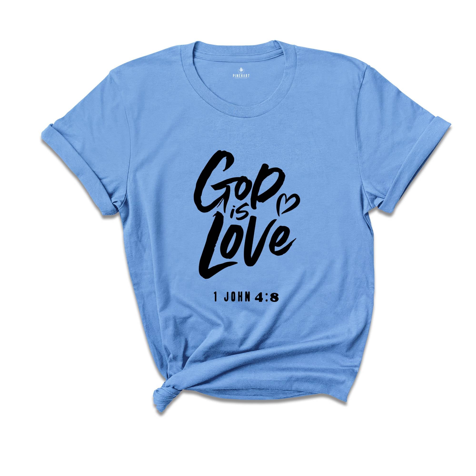 Christmas God is Love Shirt, Christmas Christian Shirts, Christmas Religious Shirt, Inspirational Shirt, Christian Shirt, Jesus Shirt