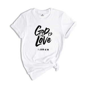 Christmas God is Love Shirt, Christmas Christian Shirts, Christmas Religious Shirt, Inspirational Shirt, Christian Shirt, Jesus Shirt