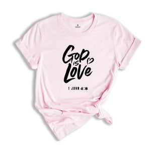 Christmas God is Love Shirt, Christmas Christian Shirts, Christmas Religious Shirt, Inspirational Shirt, Christian Shirt, Jesus Shirt