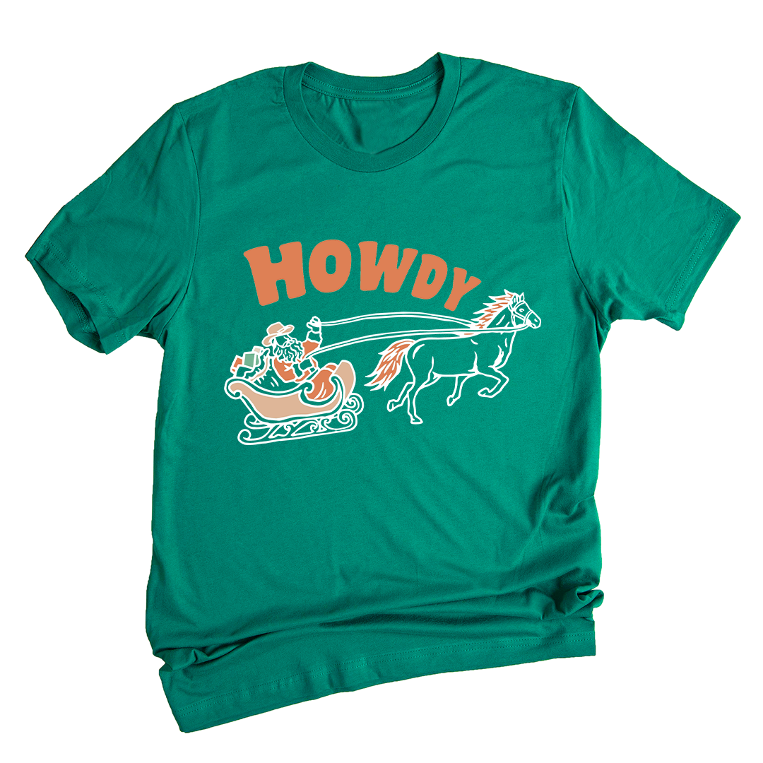 Christmas Howdy Shirt, Western Christmas Shirt, Cowboy Santa Shirt, Country Christmas T-Shirt, Howdy Apparel, Retro Santa Shirt