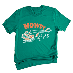 Christmas Howdy Shirt, Western Christmas Shirt, Cowboy Santa Shirt, Country Christmas T-Shirt, Howdy Apparel, Retro Santa Shirt