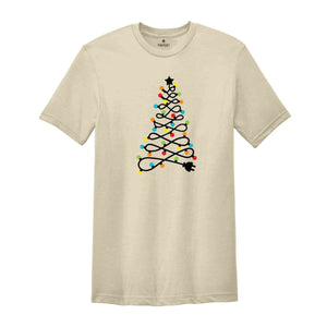 Christmas Light Tree Shirt, Christmas Tree Shirt, Holiday Shirt, Winter Shirt, Christmas Lights Shirt, Xmas Lights Shirt, Xmas Shirt