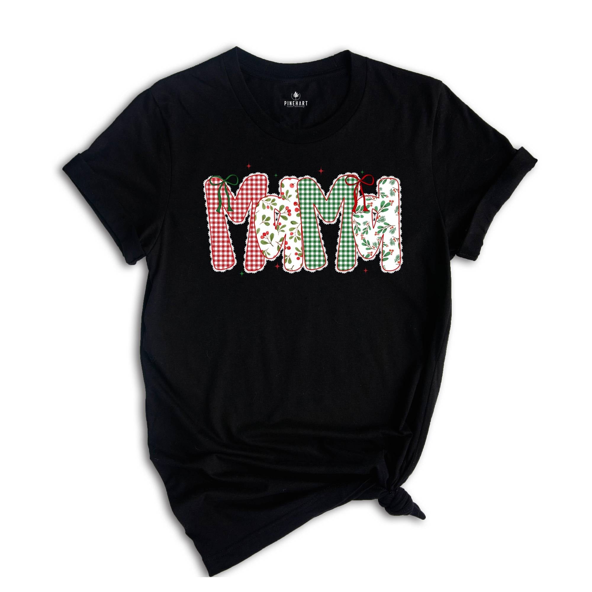 Christmas Mama Shirt, Mama Claus Shirts, Christmas Mama Reveal Gift, Mama Grammy Shirt, Mama Tee Shirt, Mama Announcement
