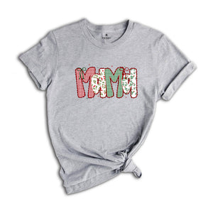 Christmas Mama Shirt, Mama Claus Shirts, Christmas Mama Reveal Gift, Mama Grammy Shirt, Mama Tee Shirt, Mama Announcement