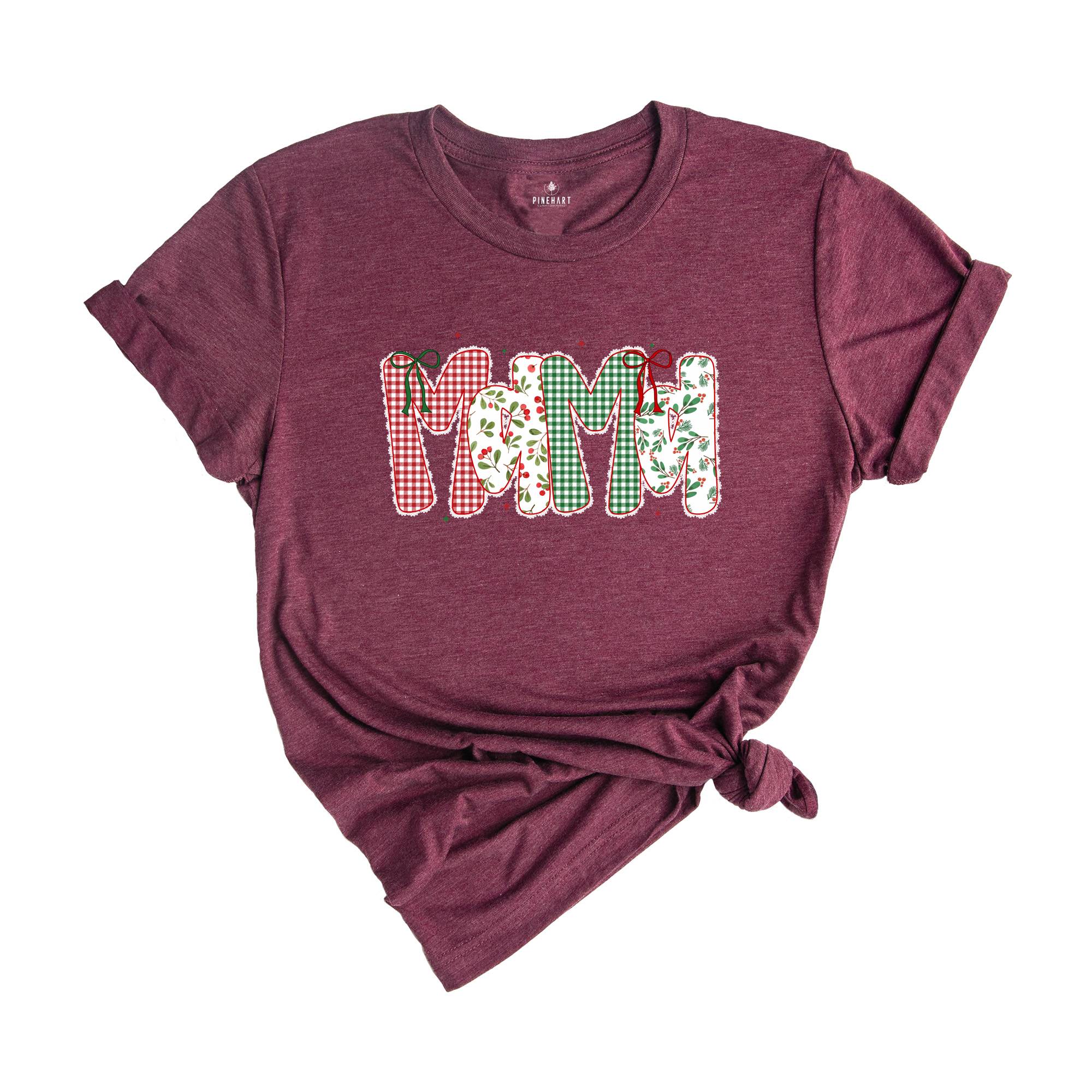 Christmas Mama Shirt, Mama Claus Shirts, Christmas Mama Reveal Gift, Mama Grammy Shirt, Mama Tee Shirt, Mama Announcement