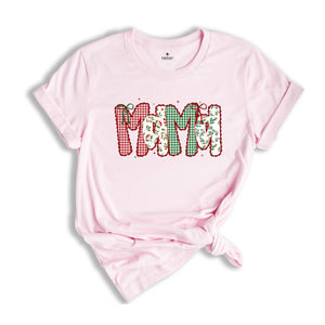 Christmas Mama Shirt, Mama Claus Shirts, Christmas Mama Reveal Gift, Mama Grammy Shirt, Mama Tee Shirt, Mama Announcement