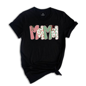 Christmas Mama Shirt, Mama Claus Shirts, Christmas Mama Reveal Gift, Mama Grammy Shirt, Mama Tee Shirt, Mama Announcement