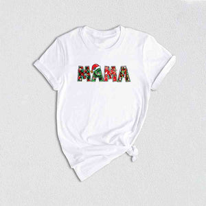 Christmas Mama Shirt, Christmas Gift For Mama, Women's Christmas Shirt, Cute Christmas Shirt, Happy Christmas Shirt, Holly Jolly Mama