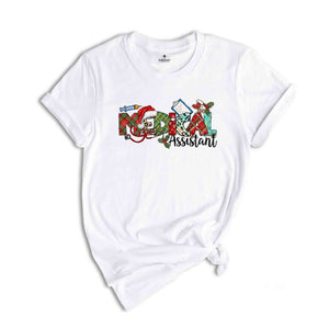 Christmas Medical Assistant Shirt, Christmas Gift, Christmas Tee, Medical Office Team Shirt, Hospital Worker Tee