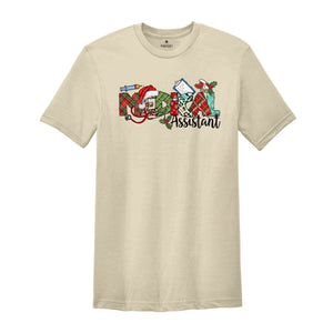 Christmas Medical Assistant Shirt, Christmas Gift, Christmas Tee, Medical Office Team Shirt, Hospital Worker Tee