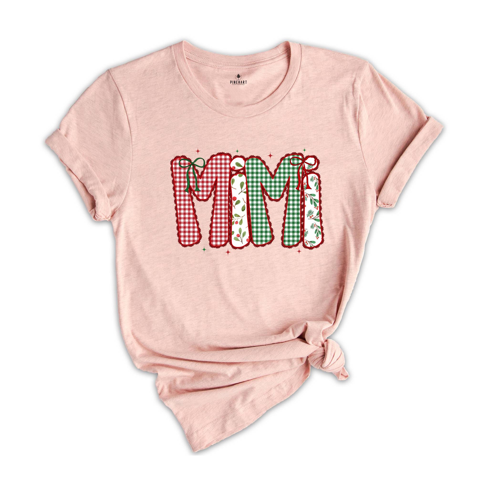 Christmas Mimi Shirt, Mimi Claus Shirts, Christmas Mimi Reveal Gift, Mimi Grammy Shirt, Mimi Tee Shirt, Mimi Announcement
