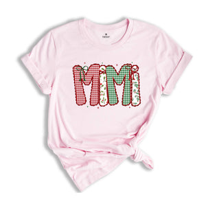 Christmas Mimi Shirt, Mimi Claus Shirts, Christmas Mimi Reveal Gift, Mimi Grammy Shirt, Mimi Tee Shirt, Mimi Announcement