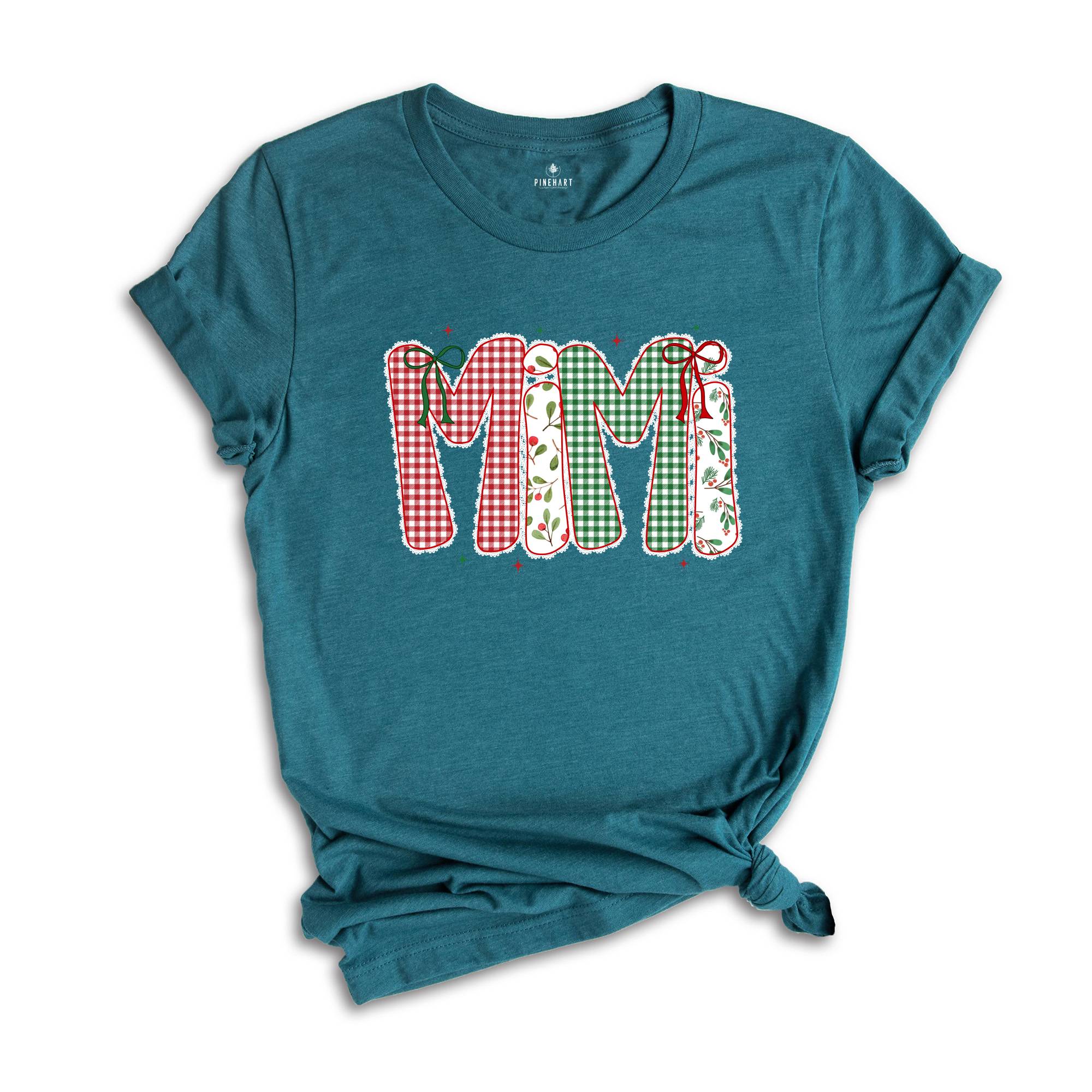 Christmas Mimi Shirt, Mimi Claus Shirts, Christmas Mimi Reveal Gift, Mimi Grammy Shirt, Mimi Tee Shirt, Mimi Announcement