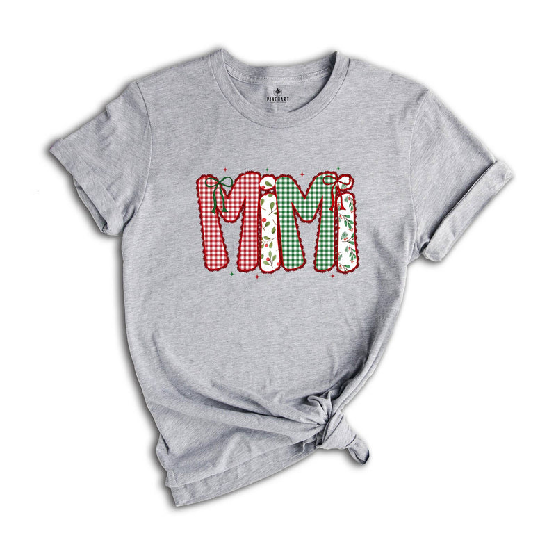 Christmas Mimi Shirt, Mimi Claus Shirts, Christmas Mimi Reveal Gift, Mimi Grammy Shirt, Mimi Tee Shirt, Mimi Announcement