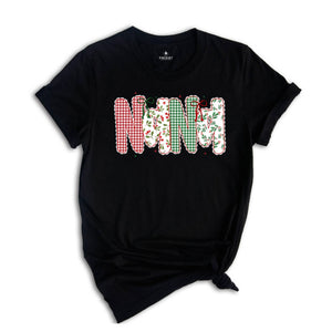Christmas Nana Shirt, Nana Claus Shirts, Christmas Nana Reveal Gift, Nana Grammy Shirt, Nana Tee Shirt, Nana Announcement
