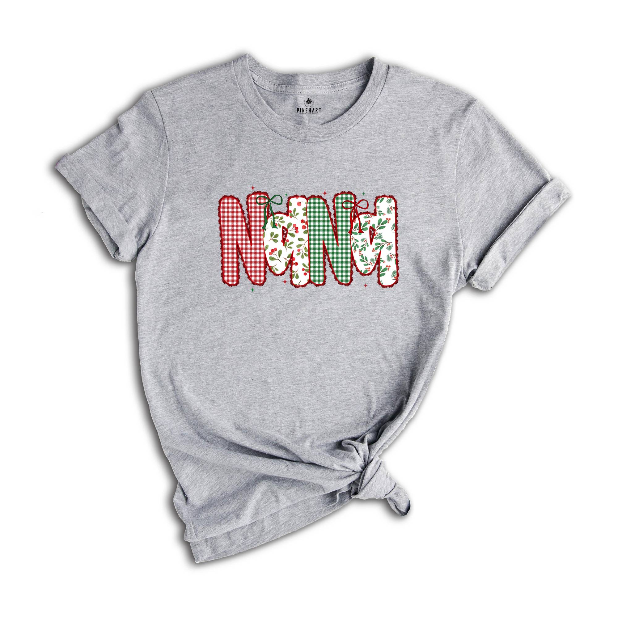 Christmas Nana Shirt, Nana Claus Shirts, Christmas Nana Reveal Gift, Nana Grammy Shirt, Nana Tee Shirt, Nana Announcement