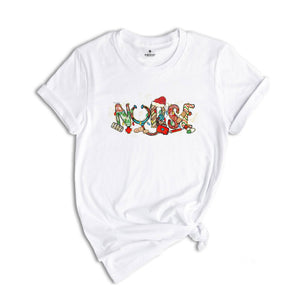 Christmas Nurse Shirt, Nurse Crew Shirt, Gift For Nurse, Nursing T-Shirt, Nurse Graduate Outfit, Xmas Nurse Gift