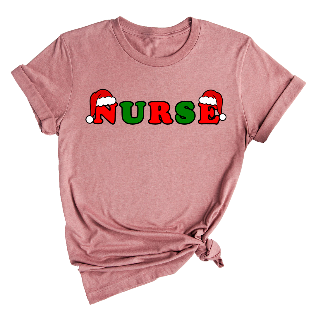 Christmas Nurse Shirt, Nurse Life Shirt, Gift For Nurse, Nursing Student Shirt, Nurse Sweatshirt, Christmas Hat Letters