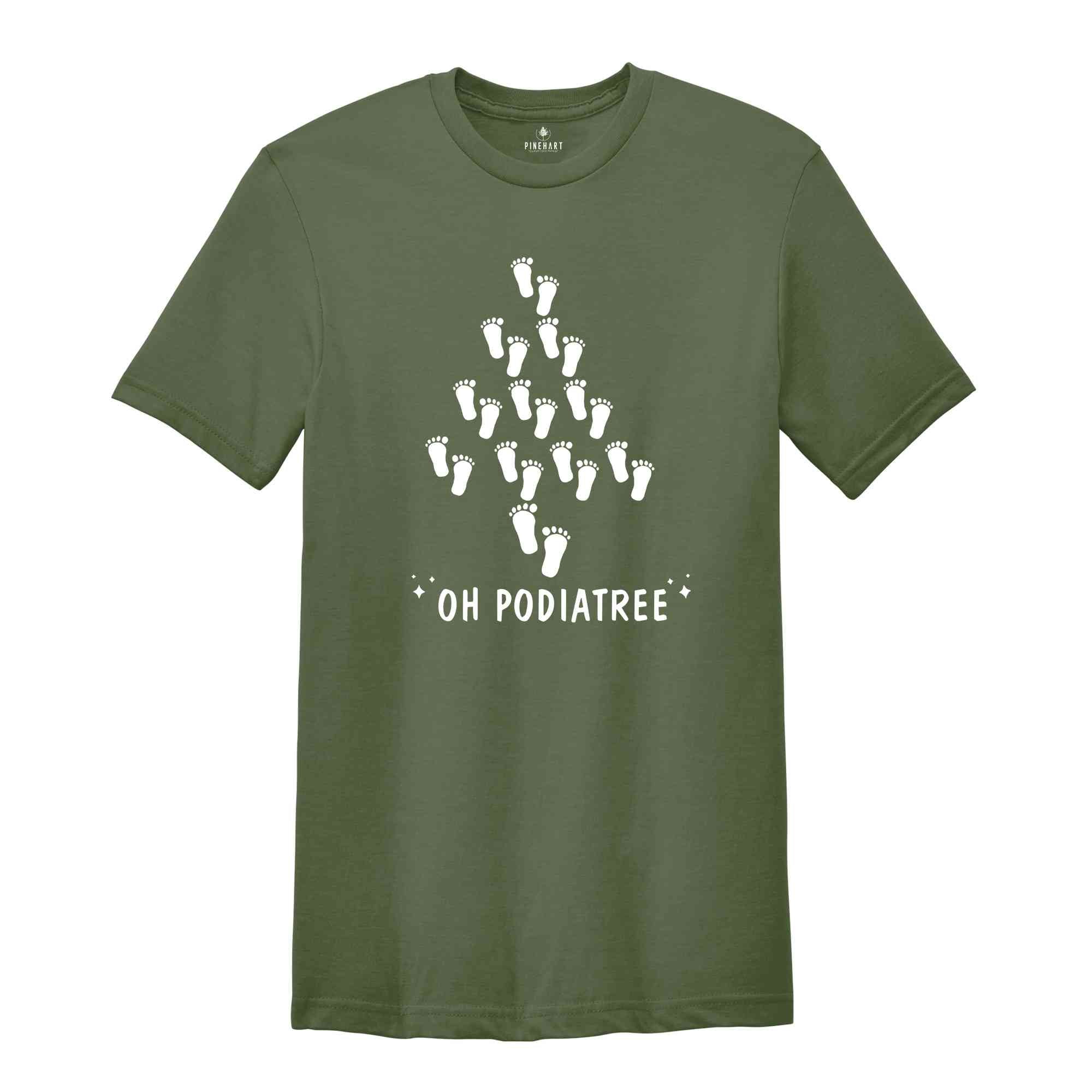 Christmas Oh Podiatree T-Shirt, Funny Xmas Podiatry Doctor Gift, Xmas Orthopedics Shirt, Christmas Costume, Christmas Sweatshirt