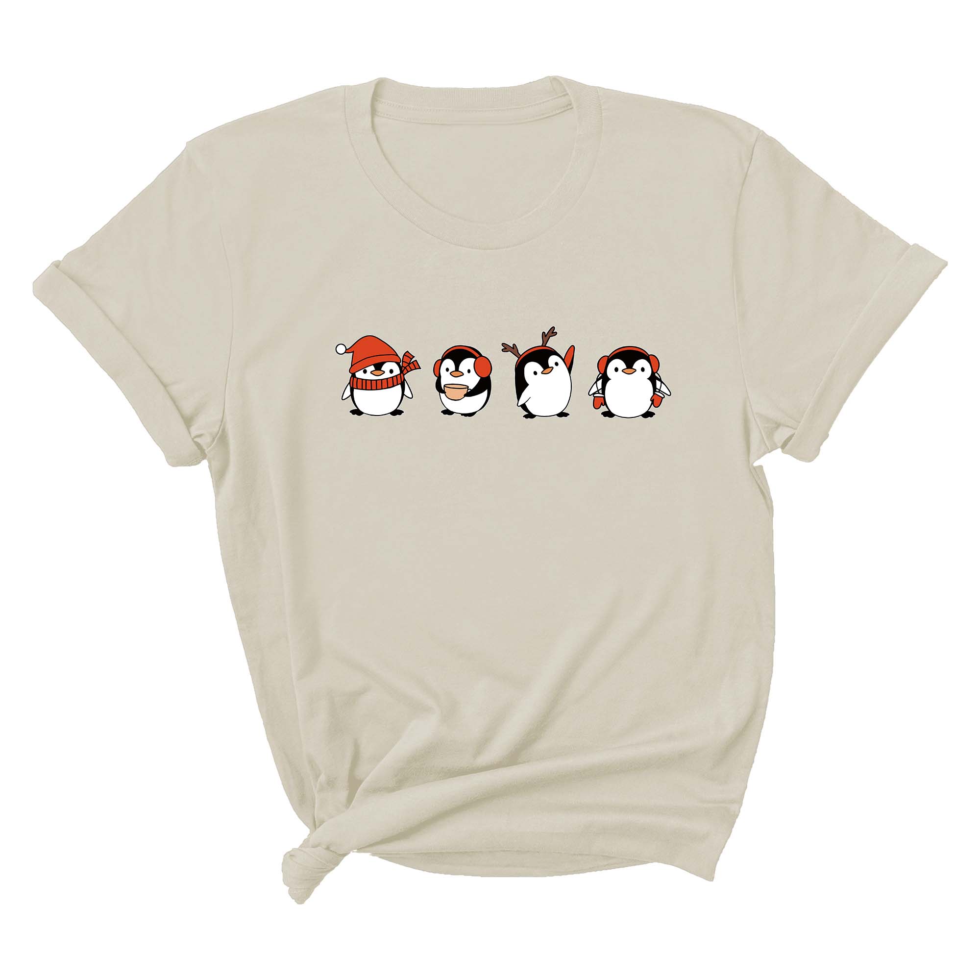 Christmas Penguin Shirt, Cute Penguin T-Shirt, Xmas Penguin Shirt, Santa Penguin Shirt, Penguin Lover Shirt, Penguin Apparel