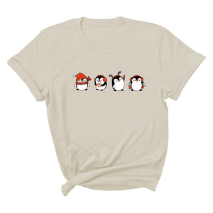 Christmas Penguin Shirt, Cute Penguin T-Shirt, Xmas Penguin Shirt, Santa Penguin Shirt, Penguin Lover Shirt, Penguin Apparel
