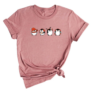 Christmas Penguin Shirt, Cute Penguin T-Shirt, Xmas Penguin Shirt, Santa Penguin Shirt, Penguin Lover Shirt, Penguin Apparel