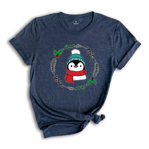 Christmas Penguin Shirt, Christmas Gift, Christmas Sweatshirt, Funny Christmas Tee, Holiday Apparel, Penguin Christmas Gift
