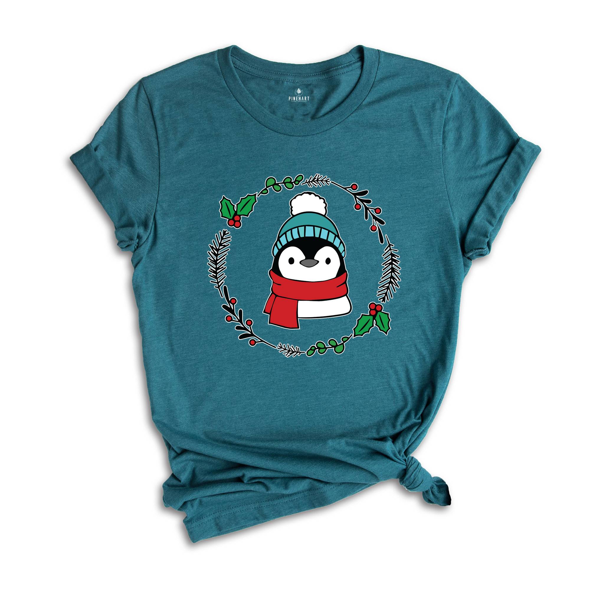 Christmas Penguin Shirt, Christmas Gift, Christmas Sweatshirt, Funny Christmas Tee, Holiday Apparel, Penguin Christmas Gift