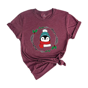 Christmas Penguin Shirt, Christmas Gift, Christmas Sweatshirt, Funny Christmas Tee, Holiday Apparel, Penguin Christmas Gift