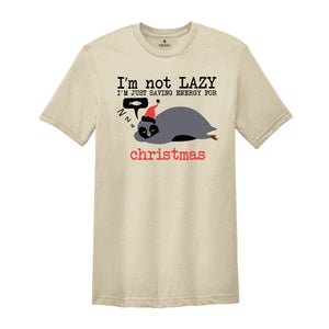 Christmas Penguin Shirt, I'm not Lazy Shirt, Funny Penguin T-Shirt, Penguin Shirt, Christmas Gift, Christmas Sweatshirt, Holiday Shirt