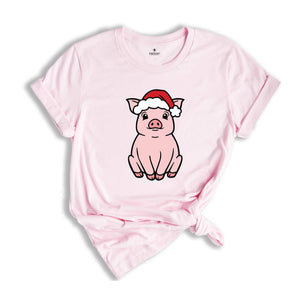 Christmas Pig Shirt, Couple Holiday Shirt, Christmas Gift, Christmas Outfit, Pig Lover Gift, Christmas Farmer, Holiday Apparel