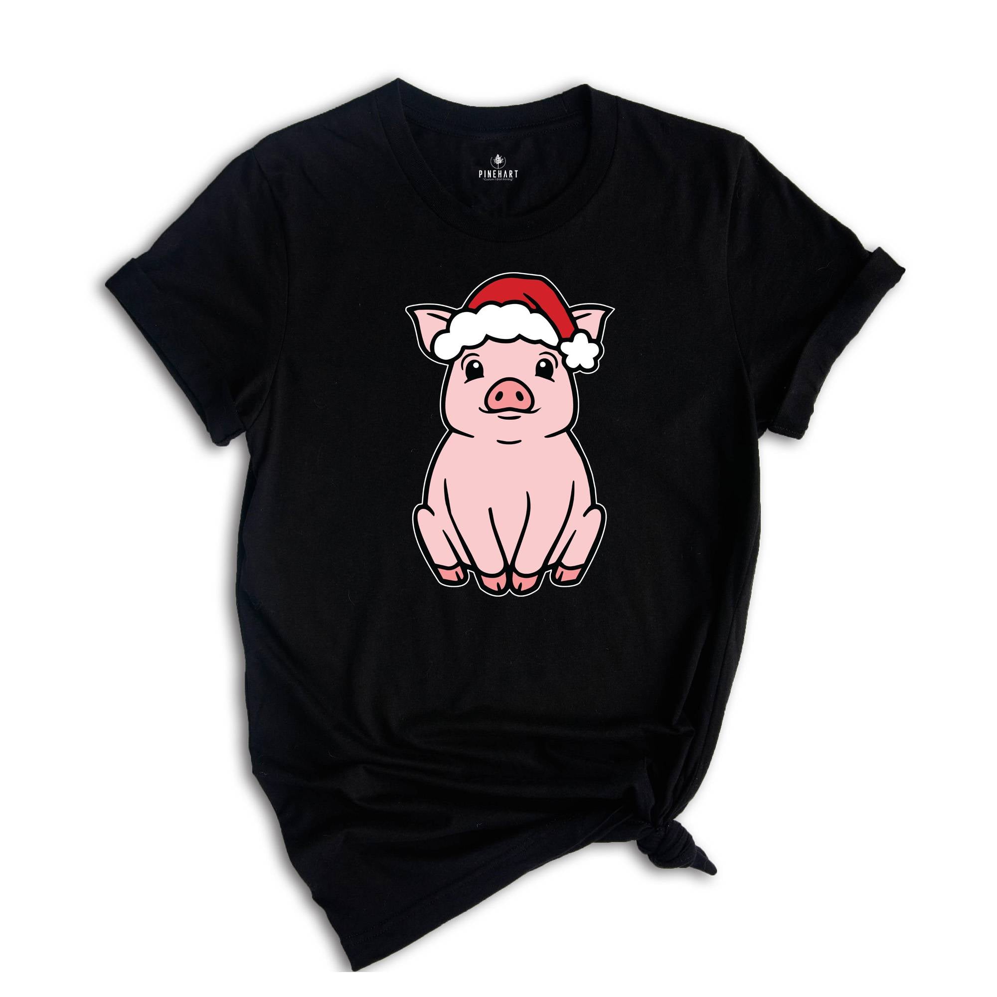 Christmas Pig Shirt, Couple Holiday Shirt, Christmas Gift, Christmas Outfit, Pig Lover Gift, Christmas Farmer, Holiday Apparel