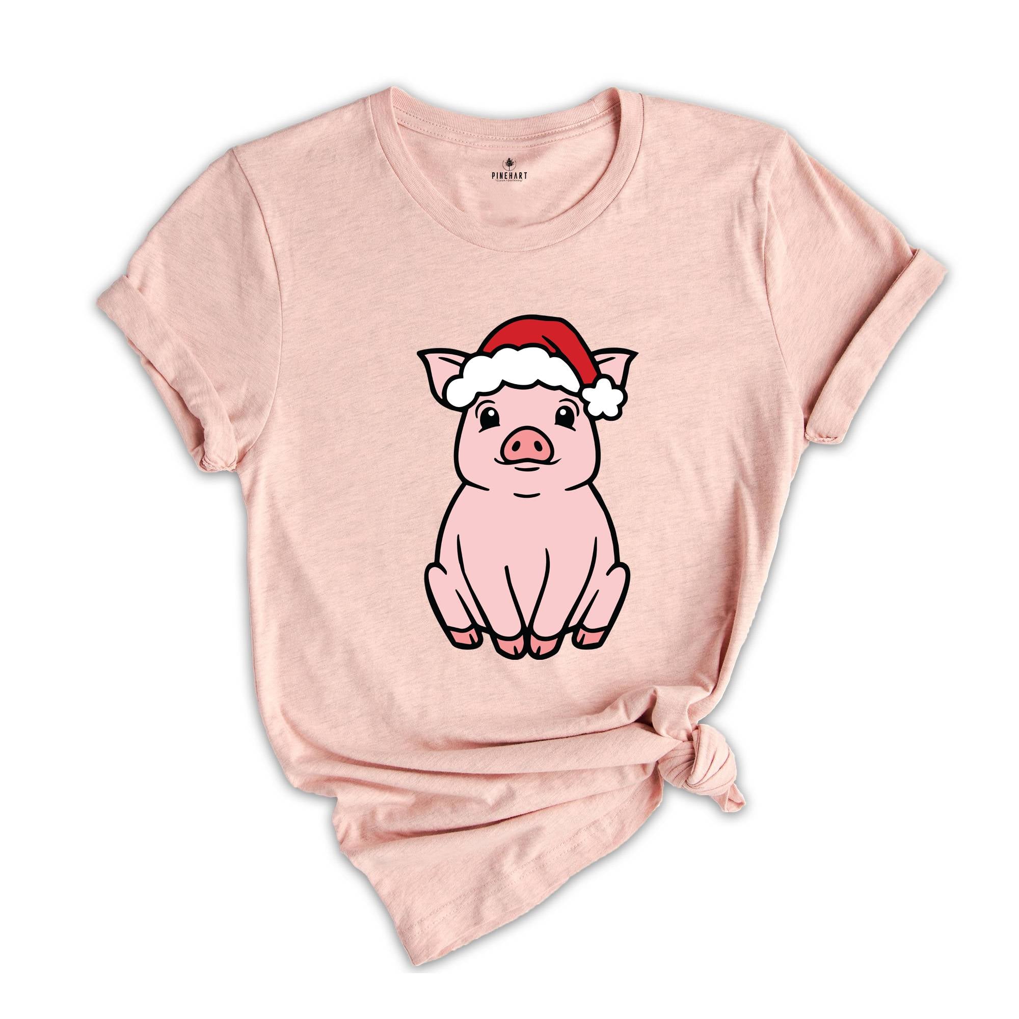 Christmas Pig Shirt, Couple Holiday Shirt, Christmas Gift, Christmas Outfit, Pig Lover Gift, Christmas Farmer, Holiday Apparel