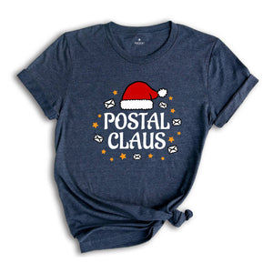 Christmas Postal Claus Shirt, Christmas Postal Worker T-Shirt, Santa’s Mail Carrier Tee, Merry Postal Worker Gift
