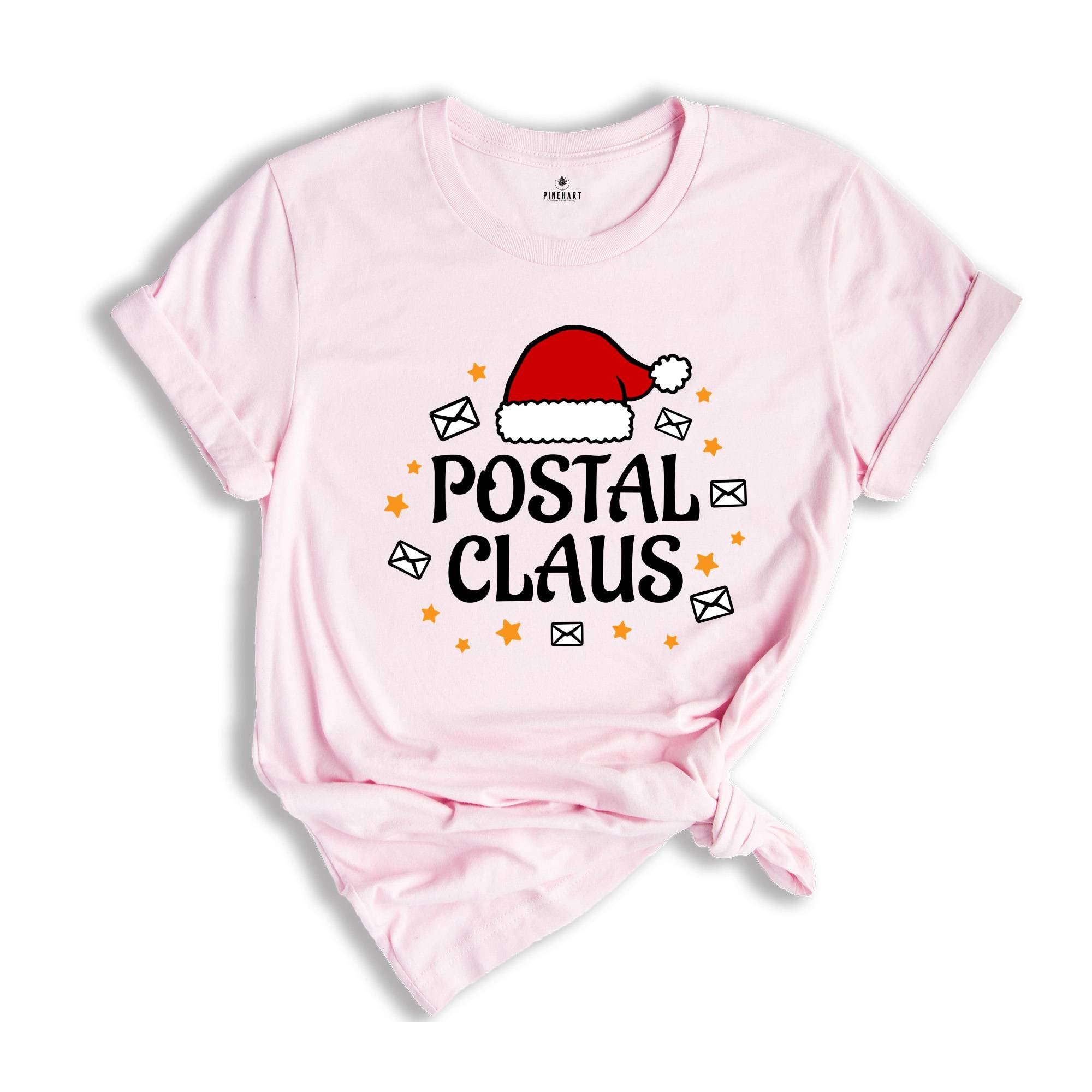 Christmas Postal Claus Shirt, Christmas Postal Worker T-Shirt, Santa’s Mail Carrier Tee, Merry Postal Worker Gift